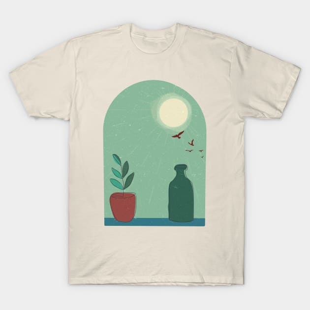 Summer Window T-Shirt by area-design